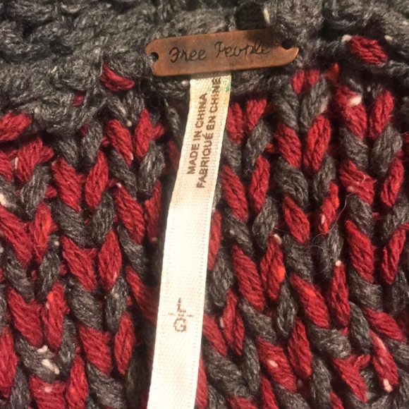 Free People Fairisle Hooded Pullover - Picture 4 of 6